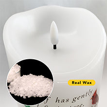 Electronic Flameless Candle - Realistic Wax Memorial Candle with Remote Control, Timer, and Condolence Message, Perfect for Remembering Loved Ones (2 Pack, 4" W × 7" H (Bird)